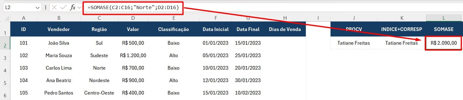 5 Funções Obrigatórias para Testes de Excel em Entrevista de Emprego