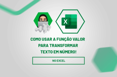 Função VALOR no Excel para Transformar Texto em Número!