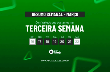 Resumo Semanal: Terceira Semana de Março de 2025