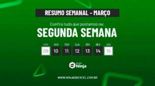 resumo semanal segunda semana março