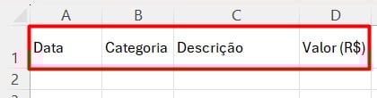 Criando Cabeçalho
