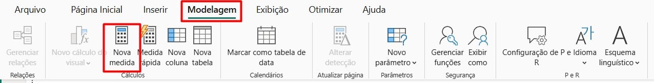 Criando Medida