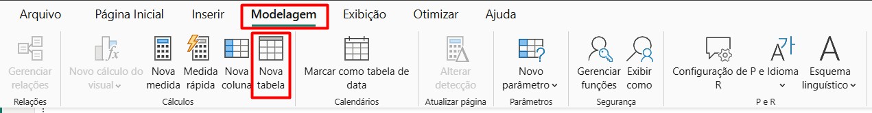 Criando Tabela de Calendário no Power BI