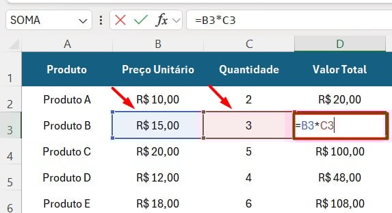 O que significa $ no Excel?