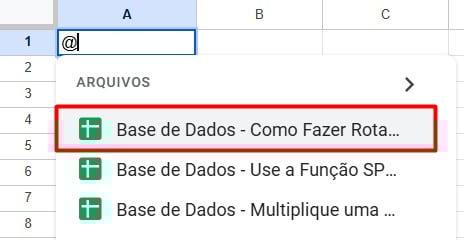 Utilizando Recurso Inteligente do Google Sheets
