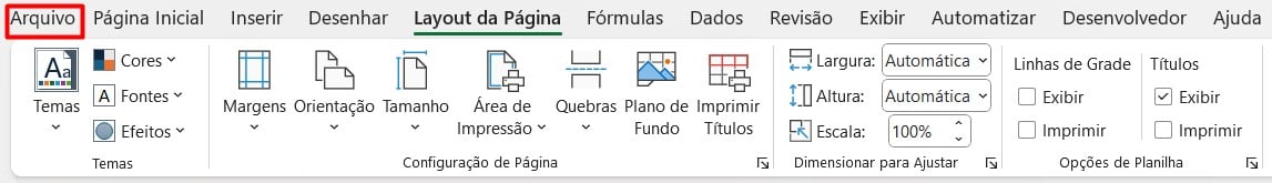 Exportando Arquivo do Excel para PDF