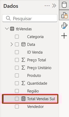 Medida com CALCULATE