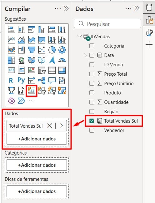 Criando Visual de Cartão no Power BI