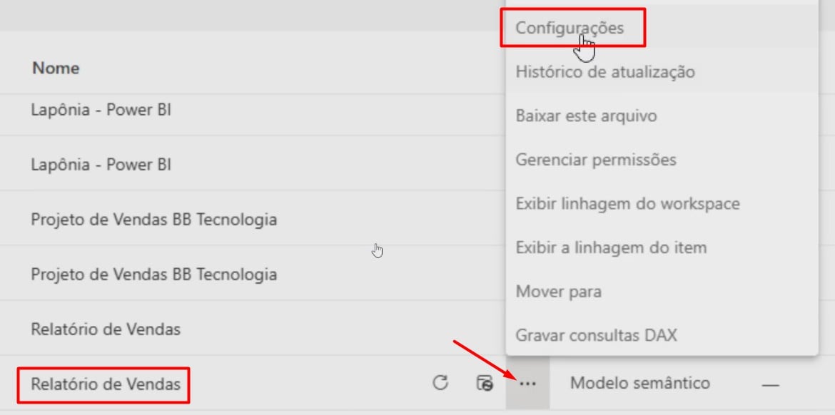 Atualizar Relatório Automaticamente no Power BI