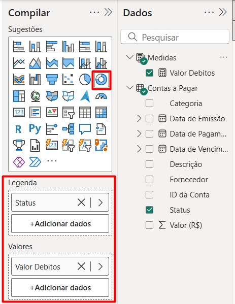 Criando Gráfico de Rosca no Power BI