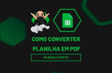 Como Converter Planilha em PDF no Google Sheets