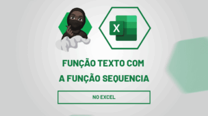 Função TEXTO com a Função SEQUENCIA no Excel