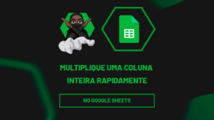 Multiplique uma coluna inteira rapidamente no Google Sheets
