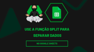 Use a função SPLIT para separar dados no google sheets