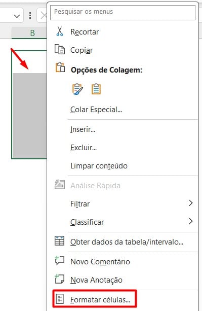 Formatando Células como Texto no Excel