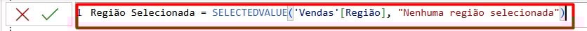 Aplicando DAX SELECTEDVALUE no Power BI