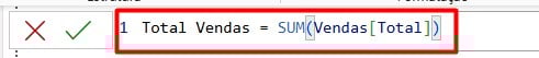 Aplicando DAX SUM no Power BI