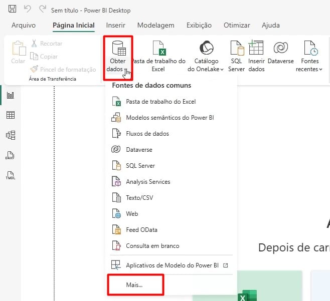 Importando Pasta com Arquivos em Excel para o Power BI