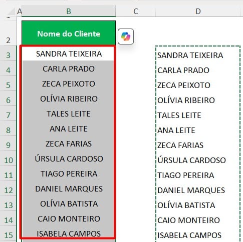 Colagem Especial no Excel
