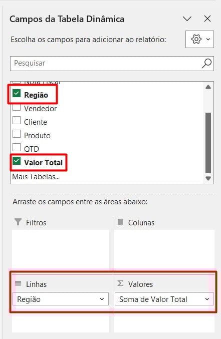 Criando Tabelas Dinâmicas no Excel