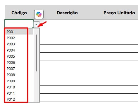 Lista Suspensa no Excel