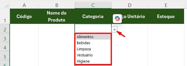 Validação de Dados no Excel