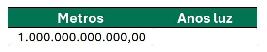 Converter UNIDADES DE MEDIDA no Excel