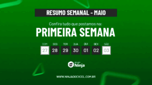 Resumo Semanal Primeira Semana de Maio