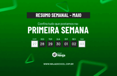 Resumo Semanal: Primeira Semana de Maio de 2025