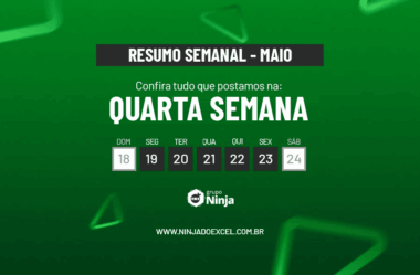 Resumo Semanal: Quarta Semana de Maio de 2025