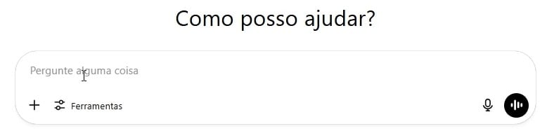 Caixa de Perguntas do ChatGPT