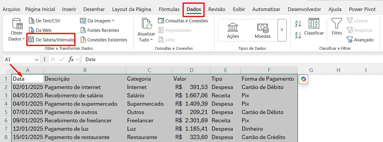 Acessando o Power Query Pelo Excel