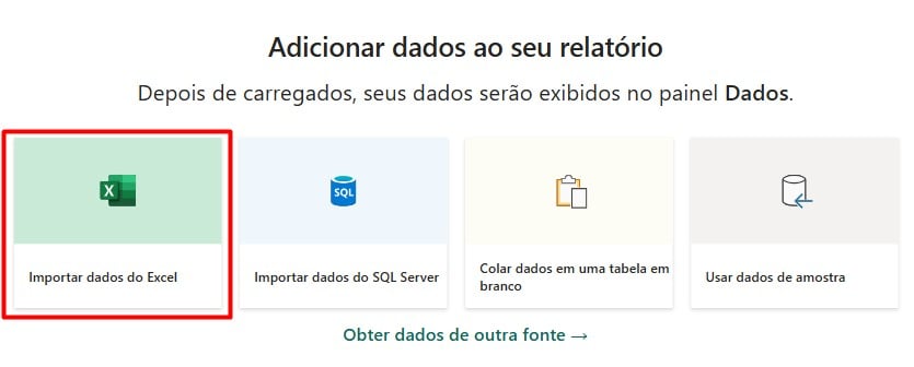 Importando Dados do Excel para o Power BI