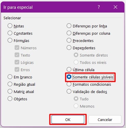 Personalizando a Opções de Copiar Dados no Excel