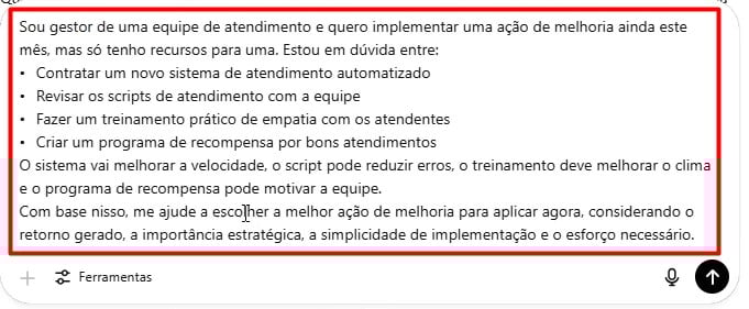 Envio de Prompt Completo ao ChatGPT