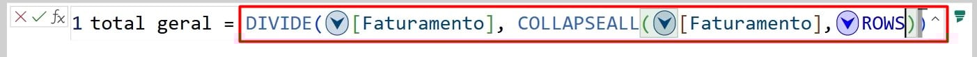 Cálculos de Percentual do Total Geral no Power BI