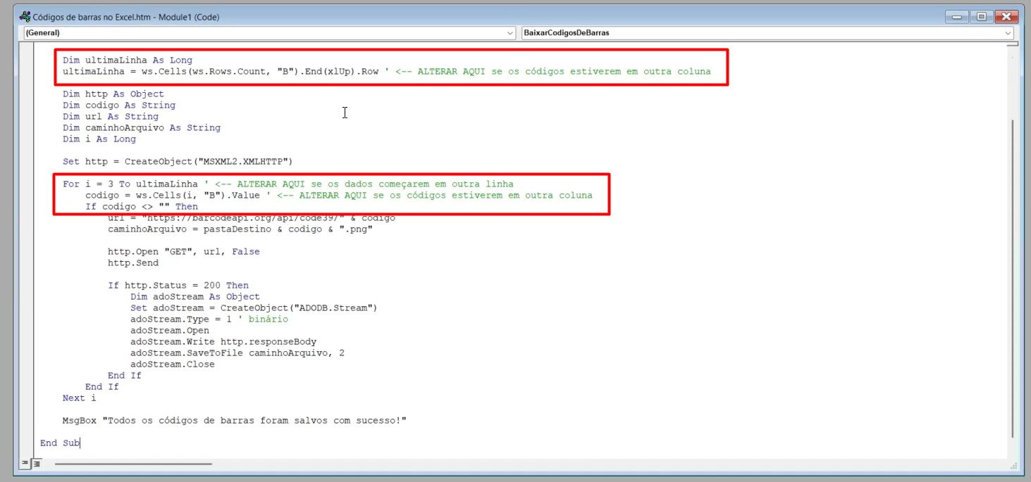 Criando Código de VBA no Excel
