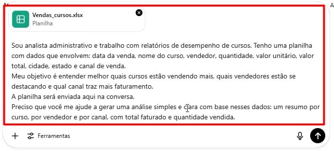 Envio de Prompt Completo ao ChatGPT