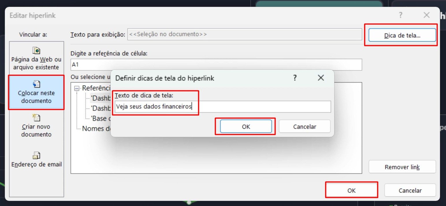 Incluindo Link no Botão do Excel
