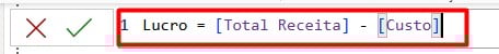 Calculo de Lucro no Power BI