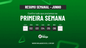 Resumo Semanal da primeira semana de Junho