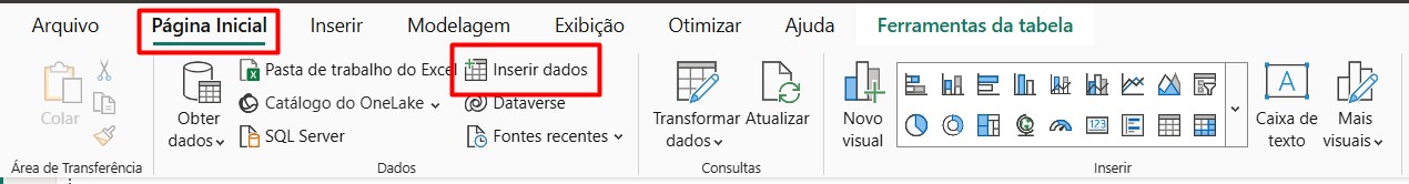 Criando Tabela de Medidas no Power BI