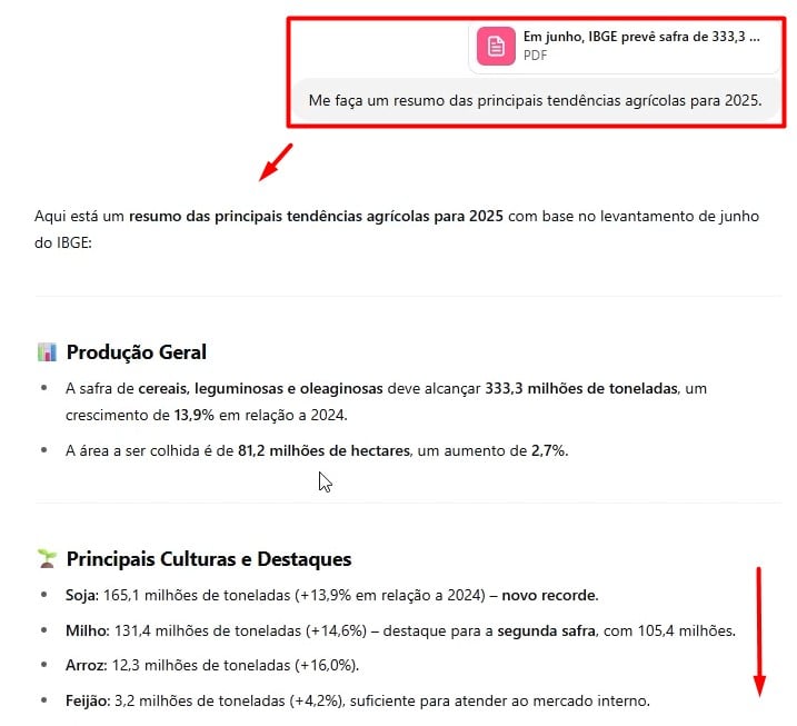 Resultado do Prompt Enviado ao ChatGPT