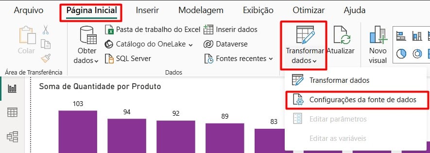 Conferindo Fonte de Dados no Power BI