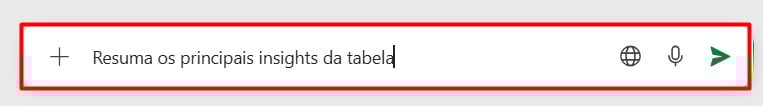 Envio de Prompt ao Copilot no Excel