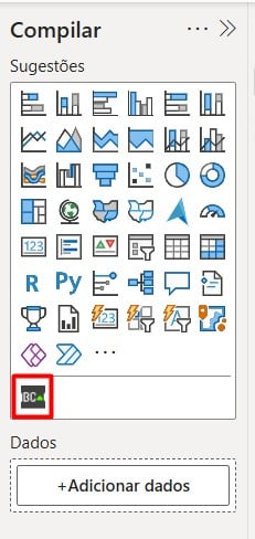 Gráfico Scroller Disponível nos Visuais do Power BI