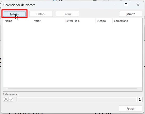 Registrando Fórmulas no Excel