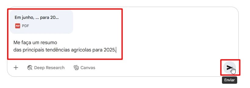 Envio de Prompt ao Gemini