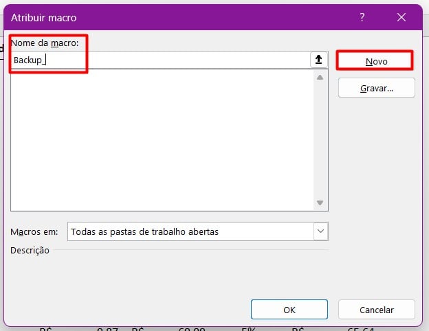 Criando Botão no Excel