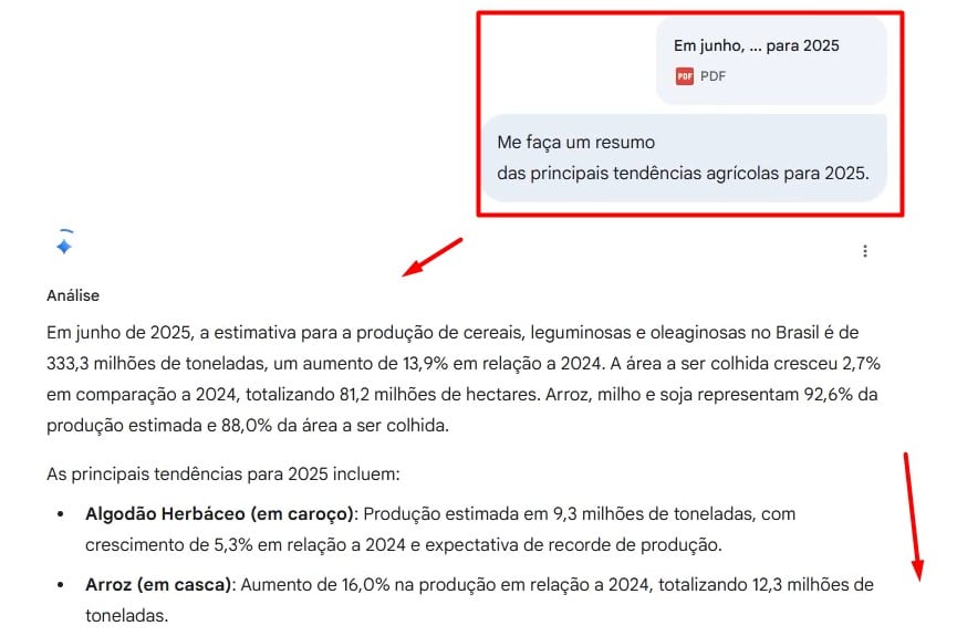 Resultado do Prompt Enviado ao Gemini